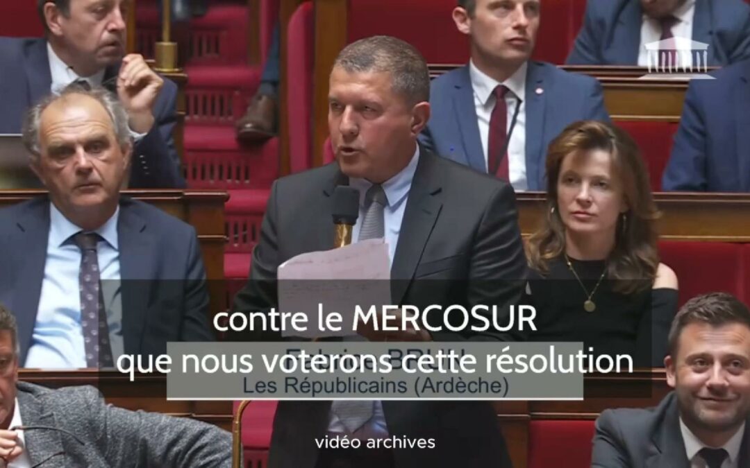 MERCOSUR, c&rsquo;est toujours non !