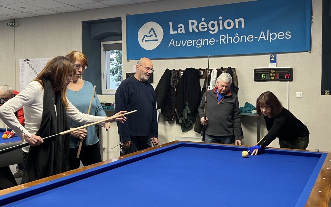 Le billard se conjugue aussi au féminin