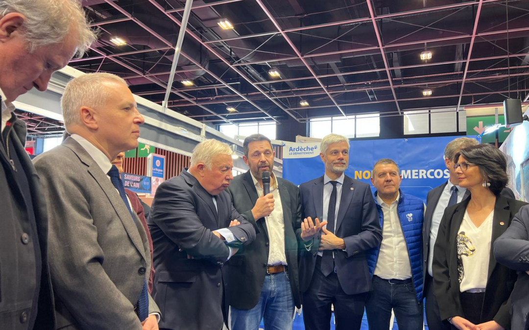 Inauguration du stand de l&rsquo;Ardèche au Salon de l&rsquo;Agriculture