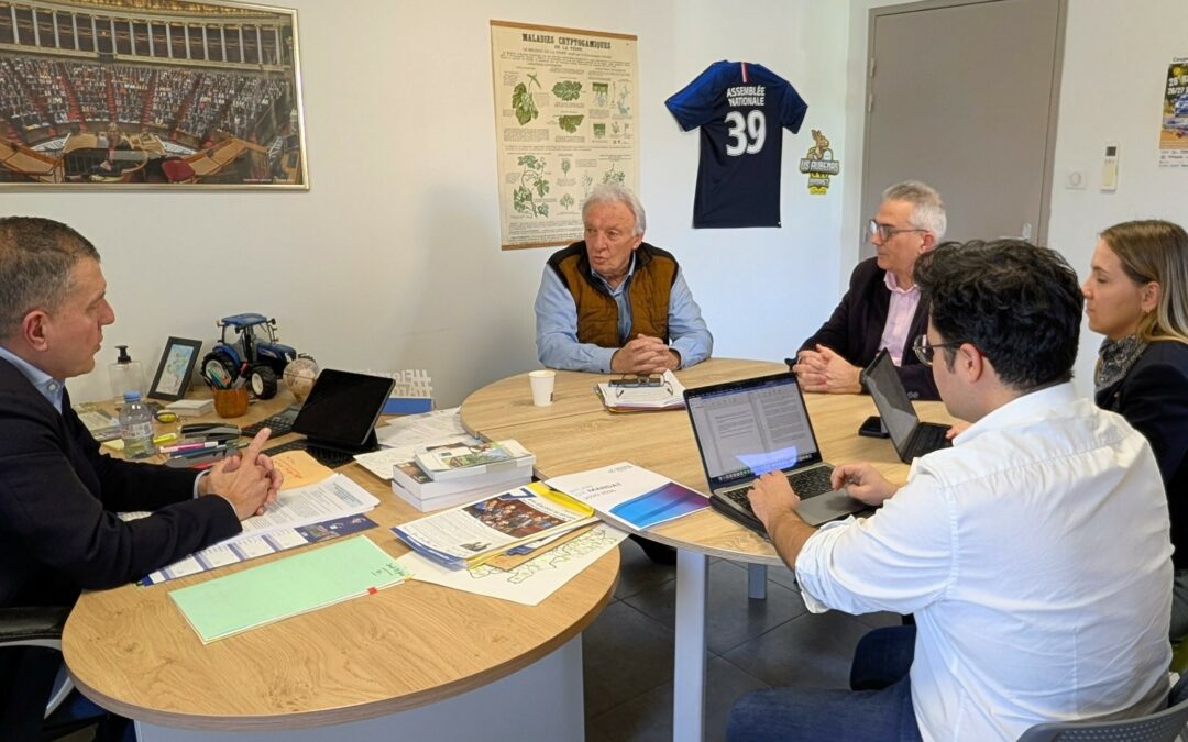 Réunion de travail avec Territoire d&rsquo;Energie Ardèche