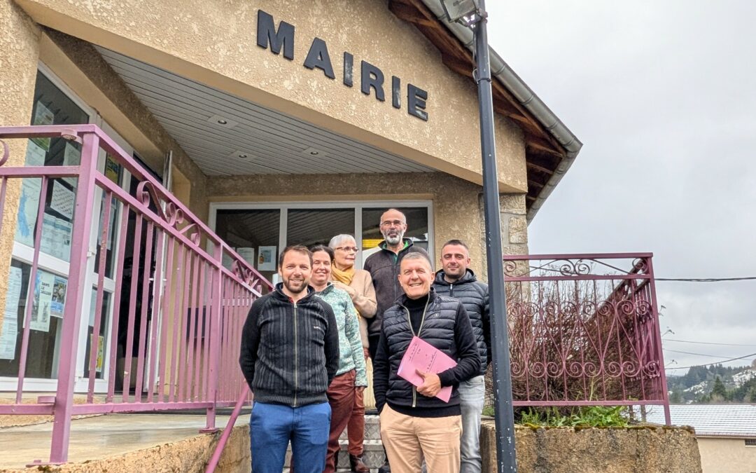 Réunions de travail à Lanarce et Coucouron