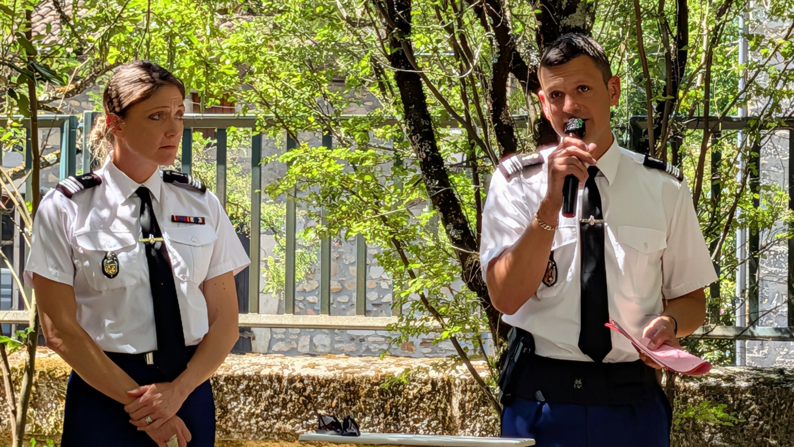 Inspection de la compagnie de gendarmerie départementale de Largentière