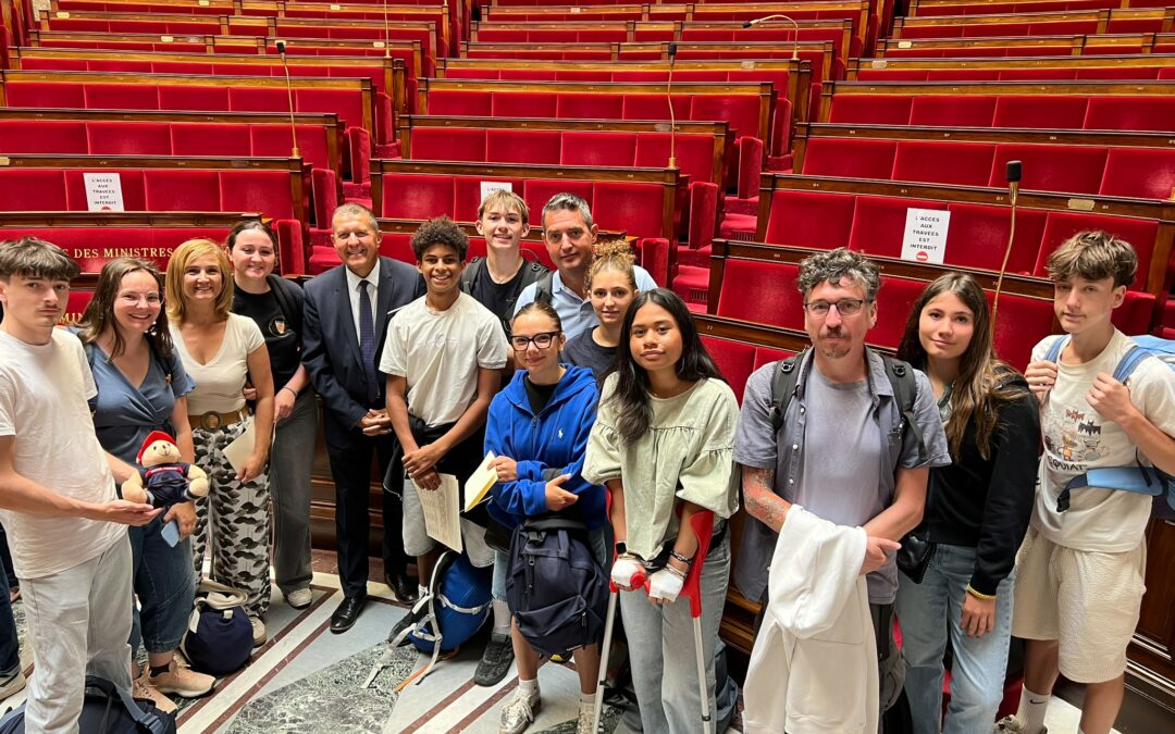 Nos Jeunes Sapeurs-Pompiers Ardéchois à l&rsquo;Assemblée nationale