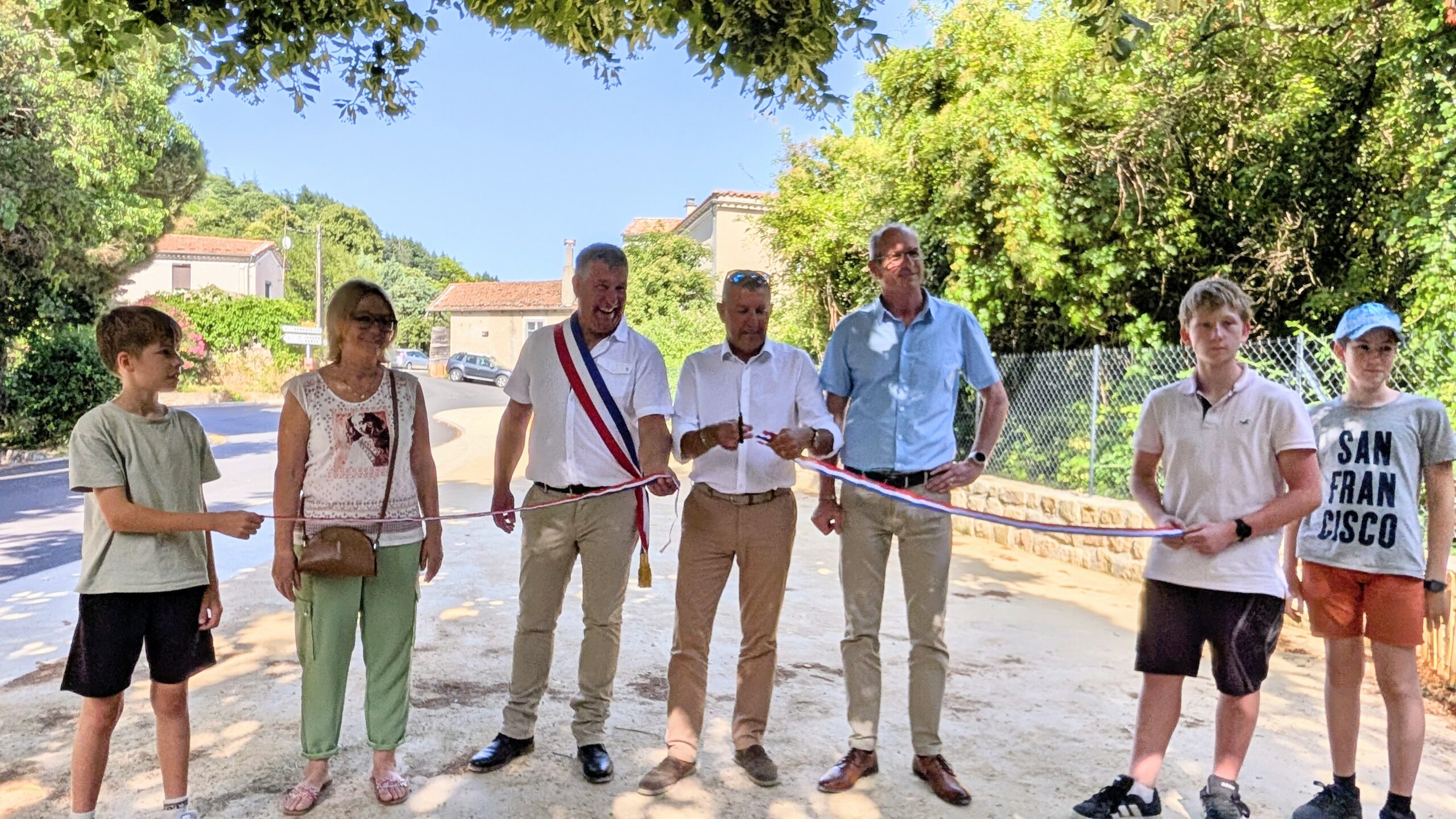 Belle inauguration à Saint Andéol de Vals