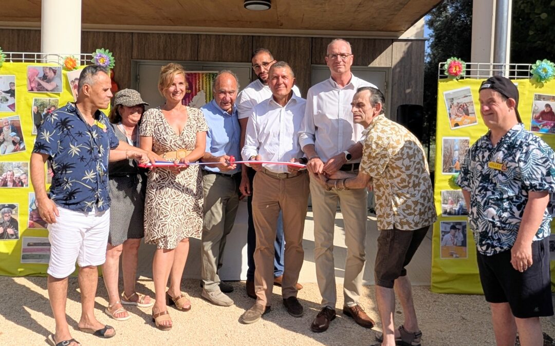 Inauguration de la restructuration du foyer de vie « Les Oliviers » à Lachapelle sous Aubenas