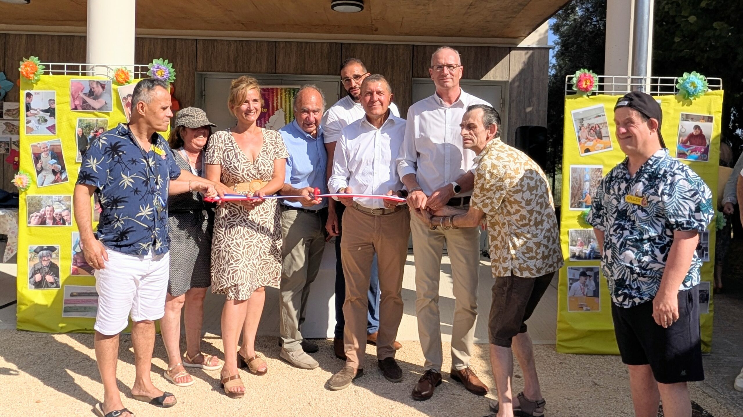 Inauguration de la restructuration du foyer de vie « Les Oliviers » à Lachapelle sous Aubenas