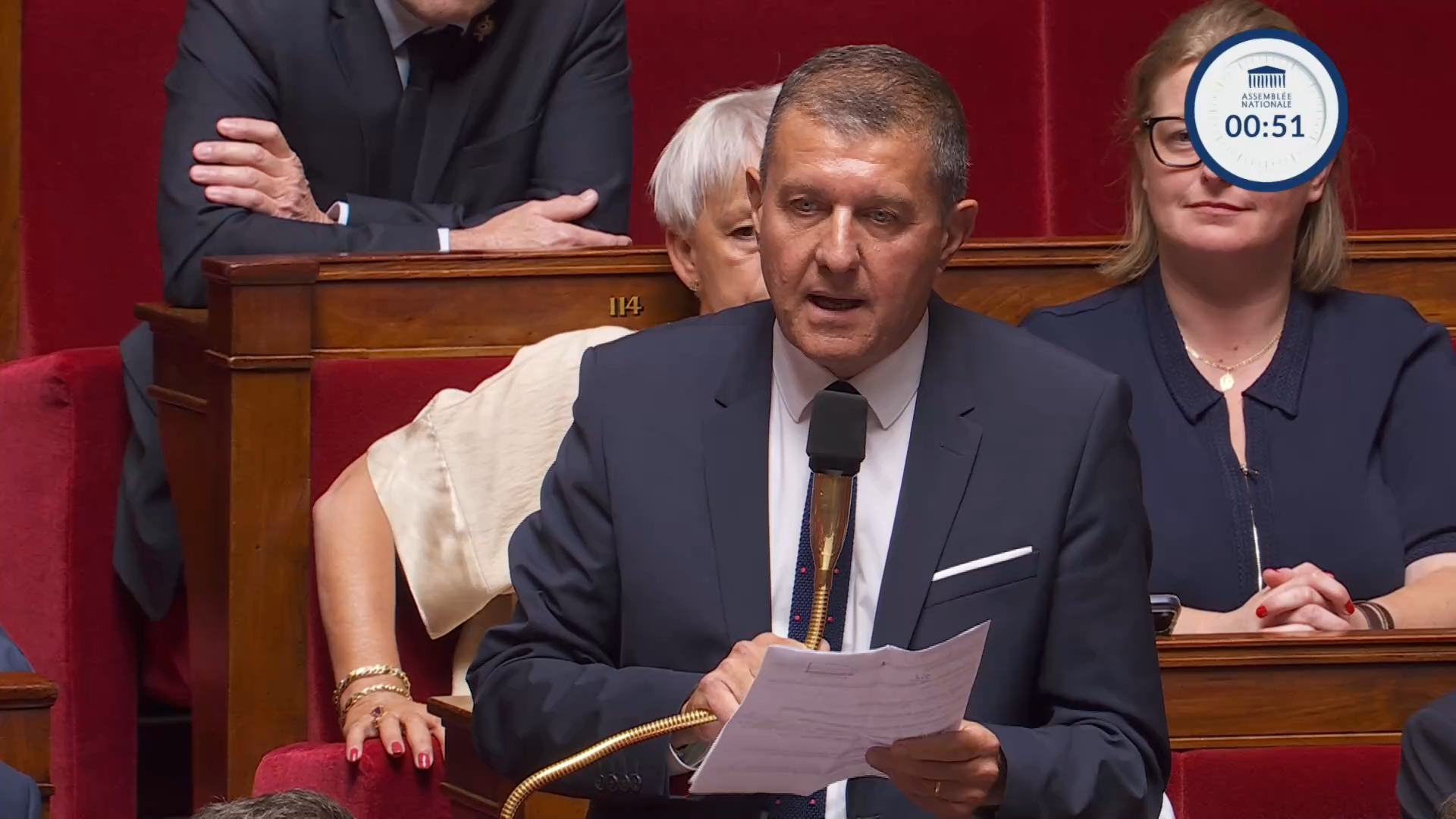 Dégâts des orages de grêle du 15 juillet, soutien aux sinistrés : j’interpelle le gouvernement à l’Assemblée.