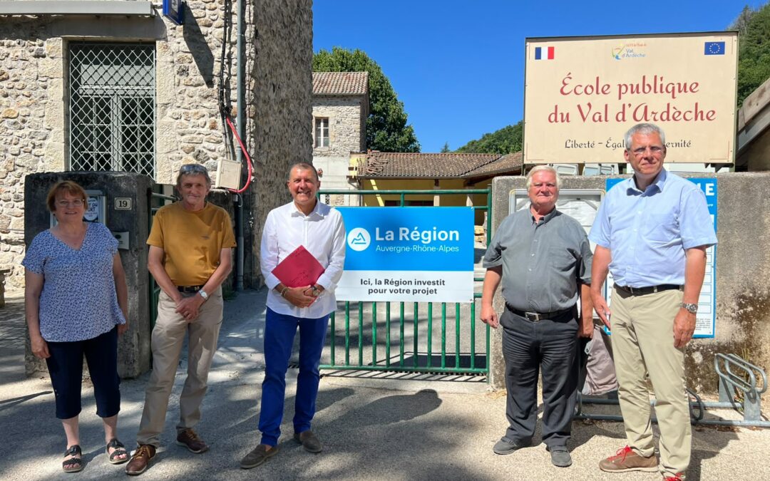 La Région Auvergn-Rhône-Alpes, premier partenaire des territoires