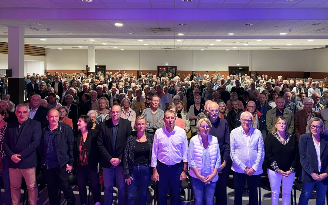 Succès populaire pour la 1ère rôtie de châtaigne de l’année, la traditionnelle rôtie du député
