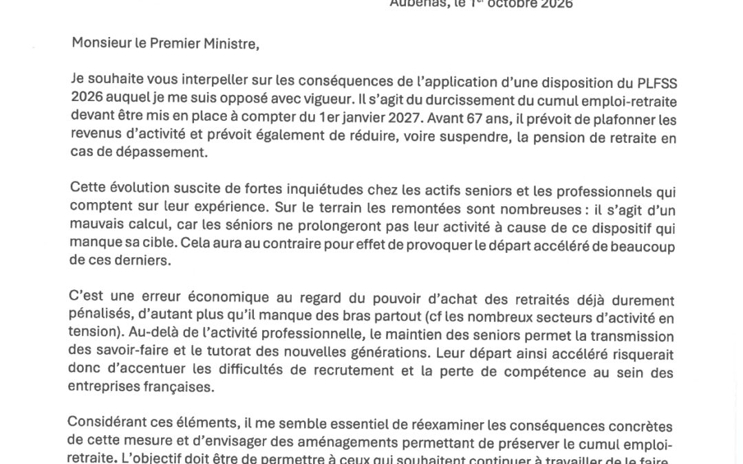 Pour l’emploi et pour le pouvoir d&rsquo;achat des retraités